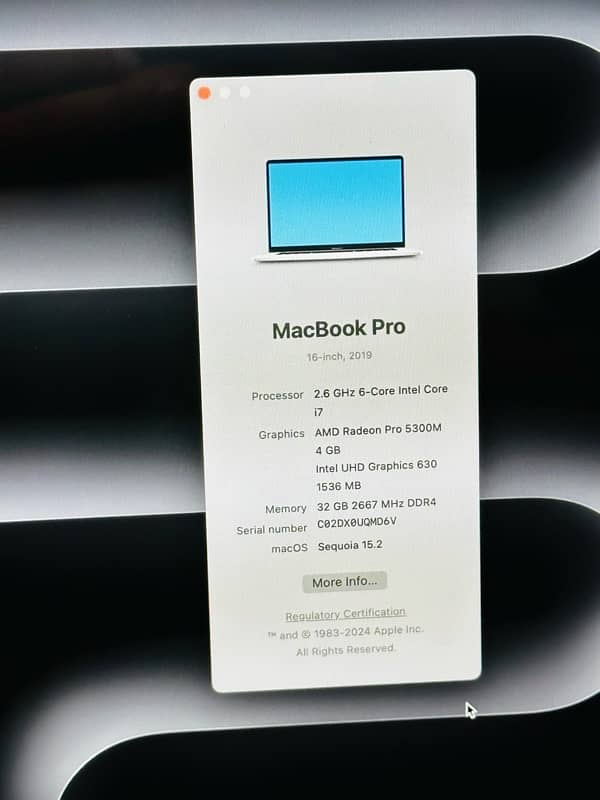 MacBook Pro 2019 – Core i7 | 32GB RAM | 512GB SSD | 4GB GPU | 16-Inch 4