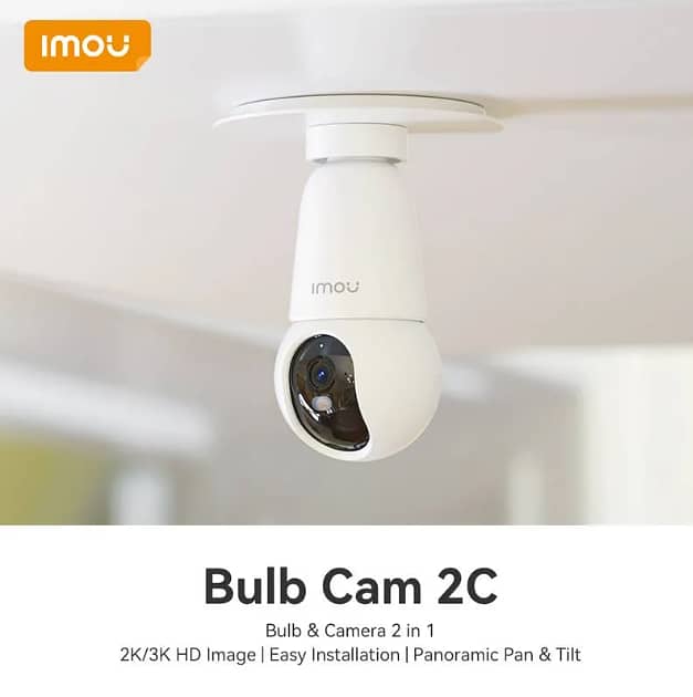 Camera | CCTV camera | WiFi IMOU Bulb Cam 2K 3MP Pan & Tilt Camera 2