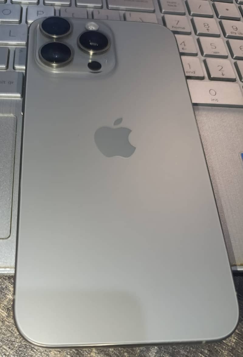 Apple iPhone 15 Pro Max PTA Approved Natural Titanium 256 gb 0