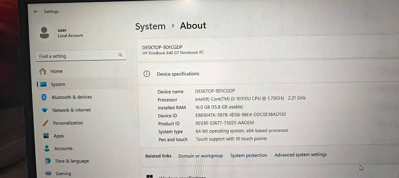 HP Elite book 840 G7 Notebook PC 4