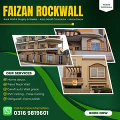 Rock Wall & Graphy - Steeko - Auto Garafi - Rockwall - Wall Paints