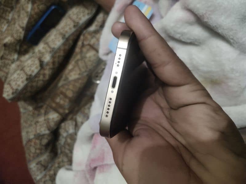 I phone 12pro max 128 gp golden CLR all OK non pta battery 78 3