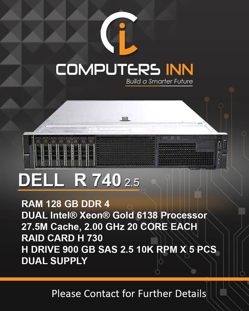 Server | hp server | Dell PowerEdge R740 | RAM 128 | Dell server 0