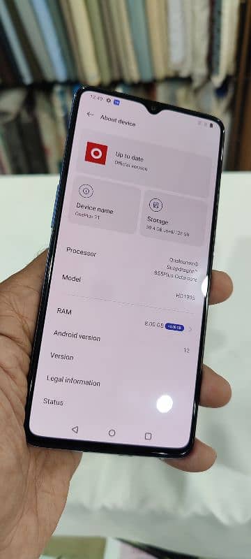 oneplus 7t 8/128gb global duel sim pta approved urgent sale 3