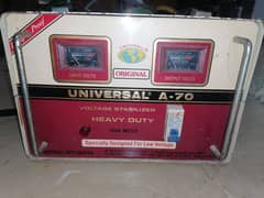 Original UNIVERSAL A-70 voltage stabilizer (7000 watts)