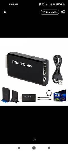 Brand New HDMI to PS2 compatible converter adapter  audio and video