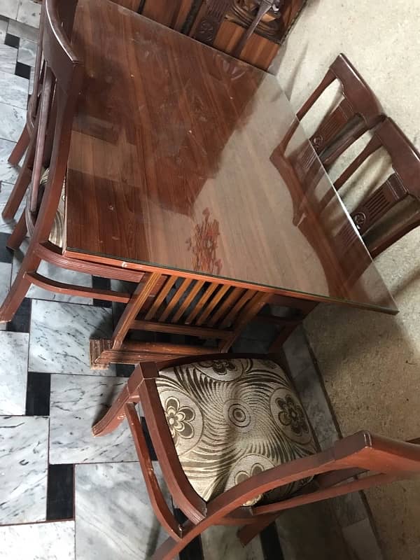 dining table with 6 chairs 2