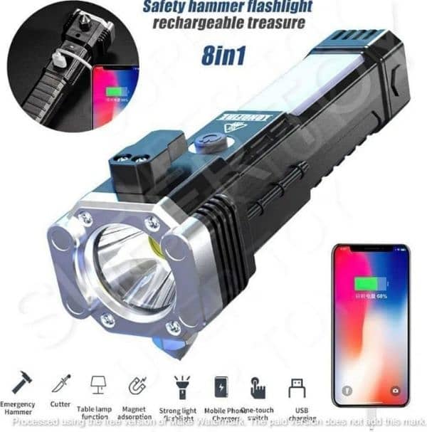 Reachargeable LED torch light 2