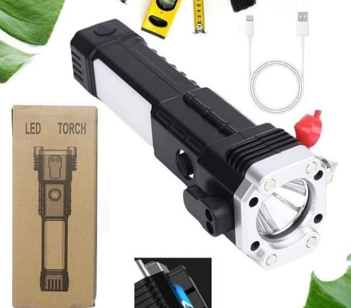 Reachargeable LED torch light 7