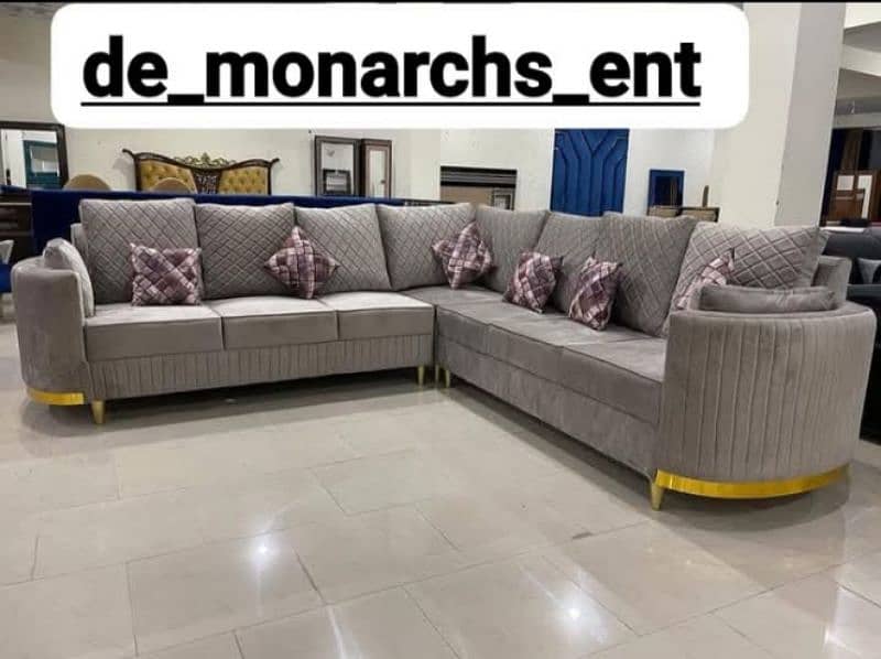 L shape sofa set 7.5 seats 1