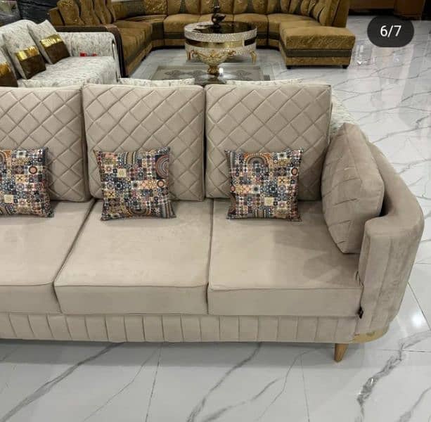L shape sofa set 7.5 seats 3