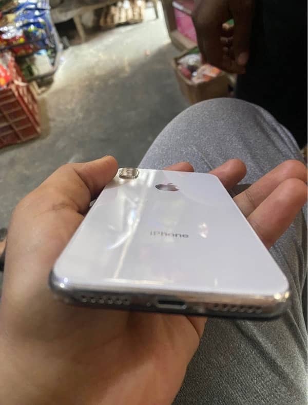 iPhone X non pta 2month sim time 64gb white colour 1