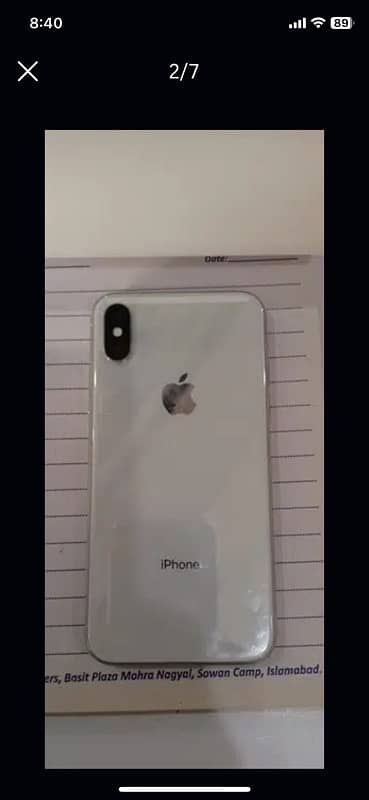 iphone x 256GB battery health 82% for sale in 60k 2