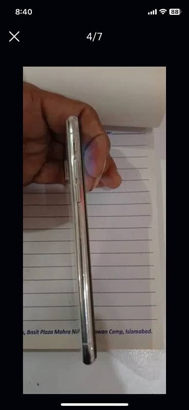iphone x 256GB battery health 82% for sale in 60k 3