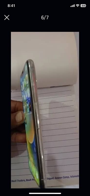 iphone x 256GB battery health 82% for sale in 60k 4