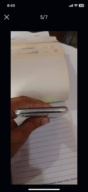iphone x 256GB battery health 82% for sale in 60k 6