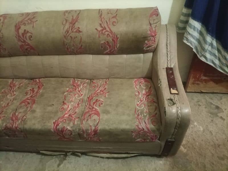 sofa used three seater 1 seater 1