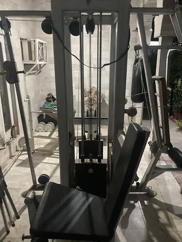 Home Gym Full Setup|Four station|Rowing Machine|Leg Extention|Pulley 0