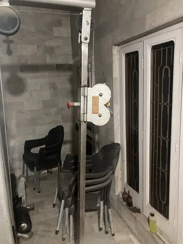 Home Gym Full Setup|Four station|Rowing Machine|Leg Extention|Pulley 5