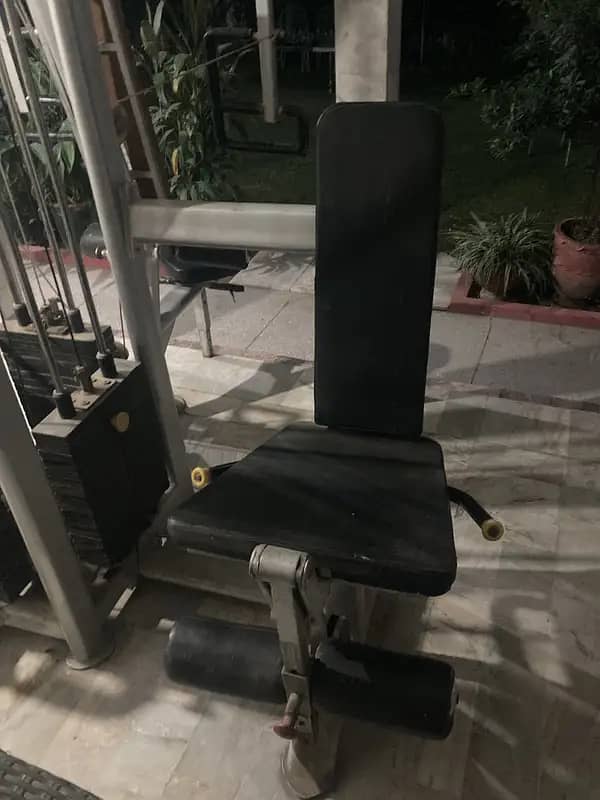 Home Gym Full Setup|Four station|Rowing Machine|Leg Extention|Pulley 8