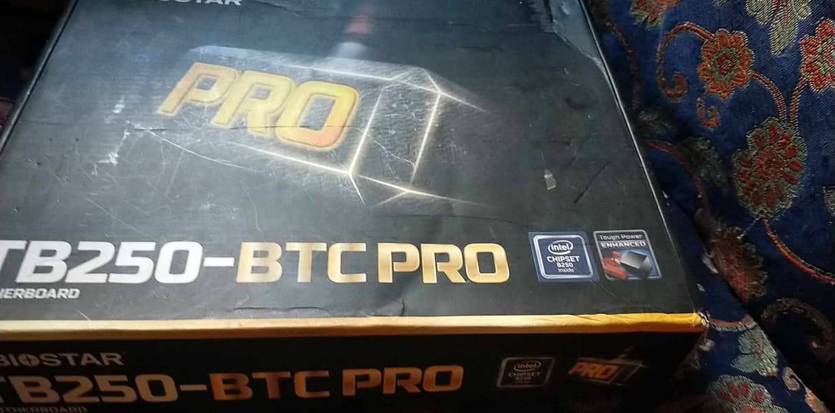 BIOSTAR TB250-BTC PRO Mining Motherboard 0