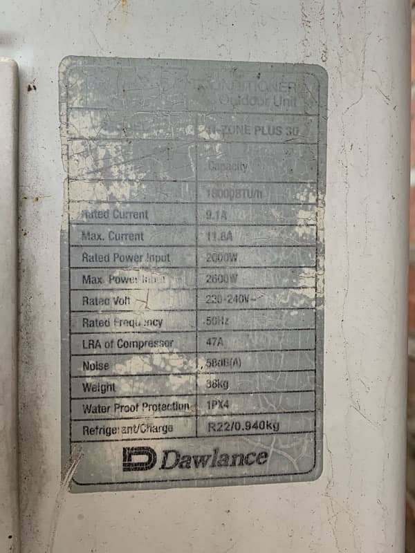 Dawlance Non Inverter AC for Sale 7