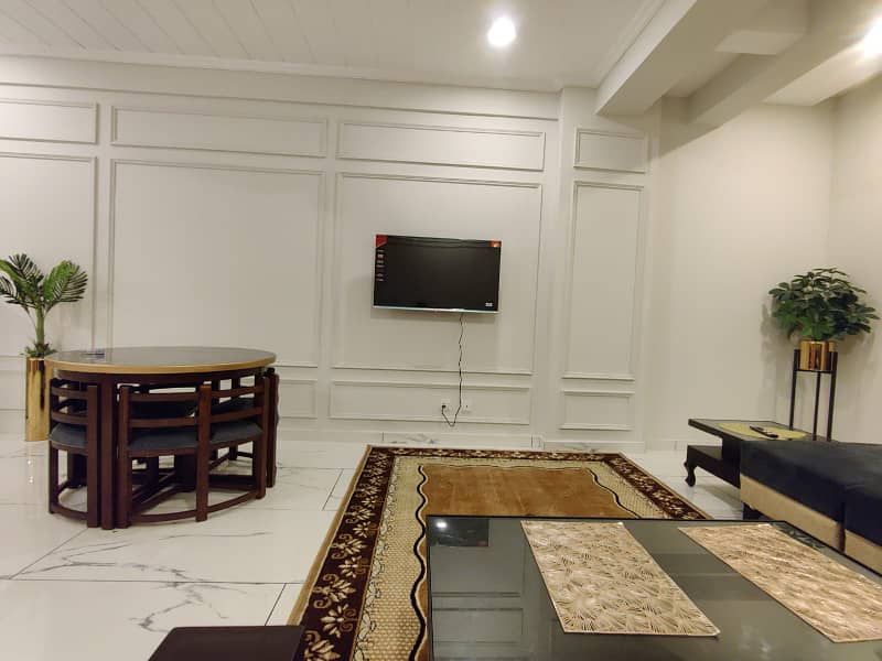 One bed luxury furnished apartment available for rent bahria hights 1 d block 8