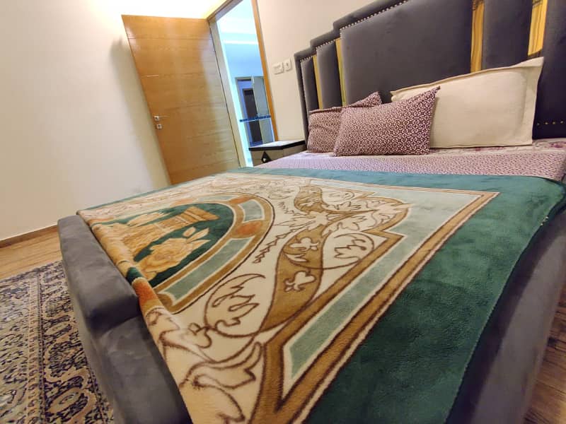 One bed luxury furnished apartment available for rent bahria hights 1 d block 9