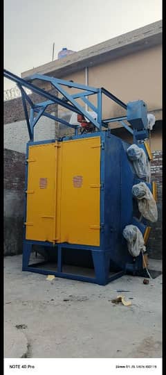 shot sand blasting machine