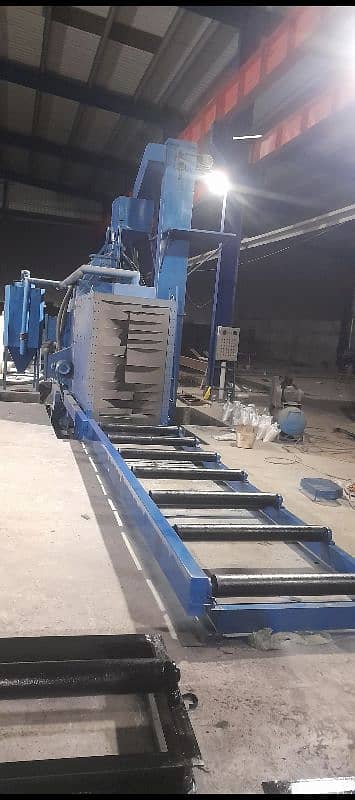 shot sand blasting machine