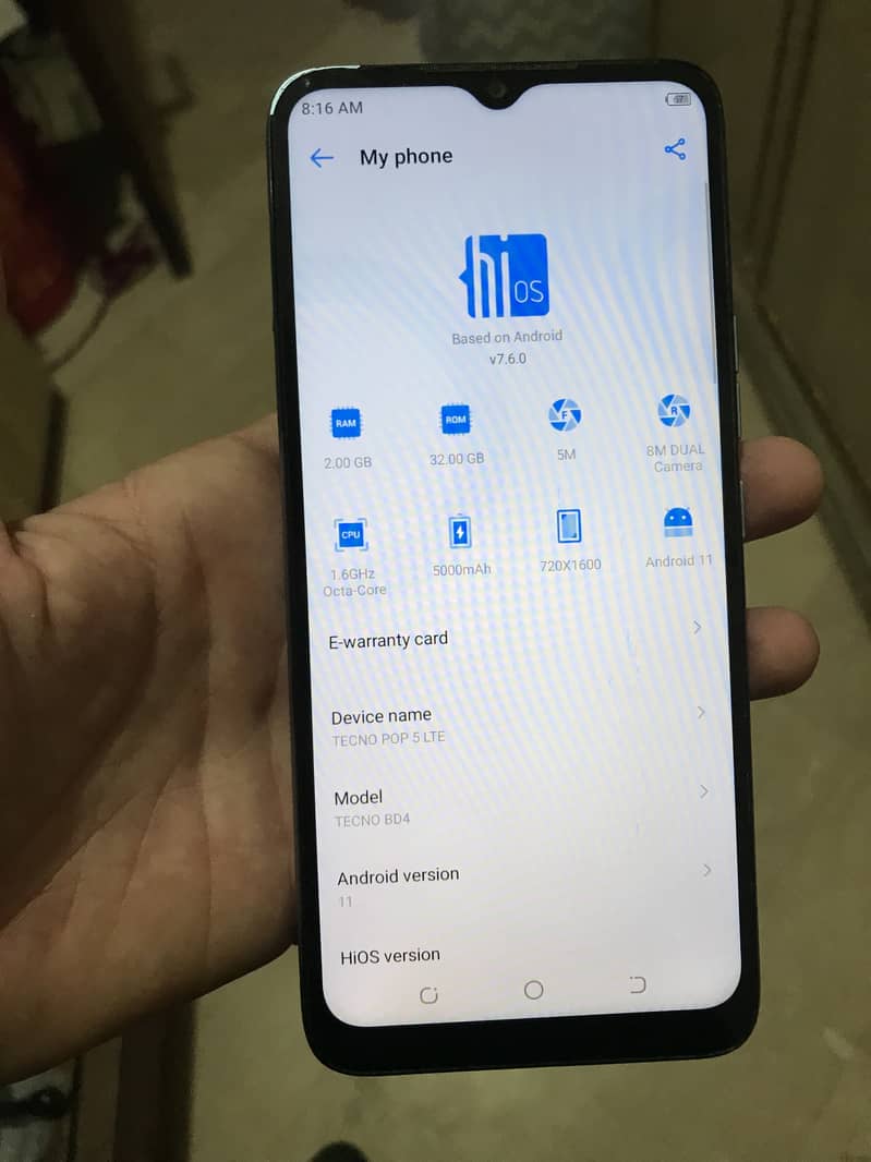 Techno Pop 5 2/32gb genuine phone 2