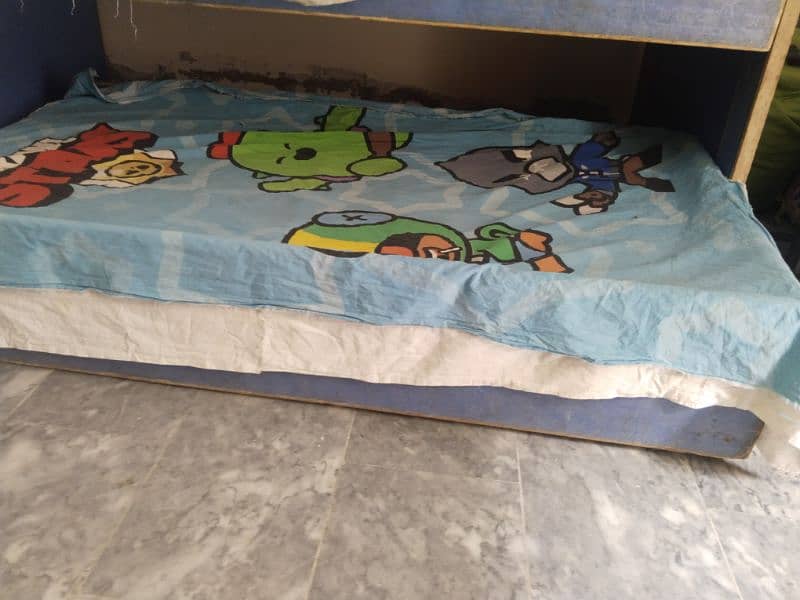 bunk bed kids attach rack in solid wood cast 4