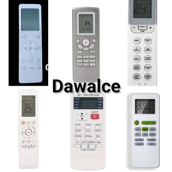 All Ac and Lcd remote 0