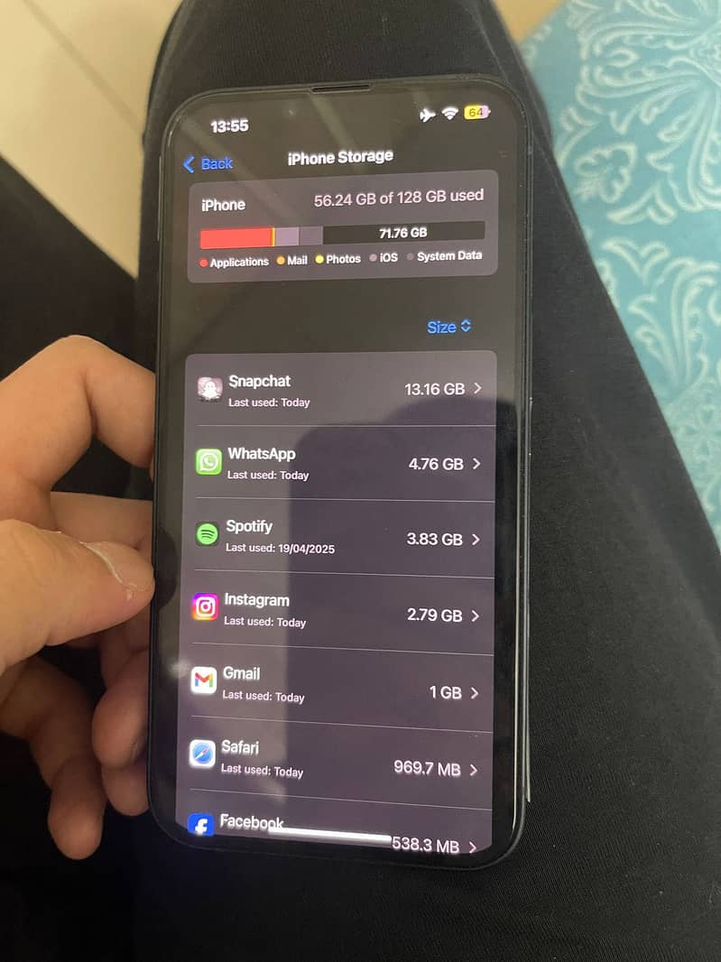 Iphone 14 Factory Locked 100% Battery Health 5