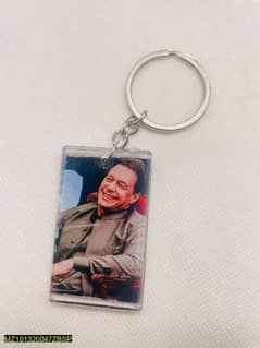 Imran Khan photo on both sides key chain