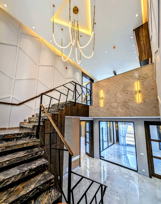 Facing Park 1 Kanal Brand New Lavish Bungalow For Sale On Top Location of Phase 7 DHA Lahore 11