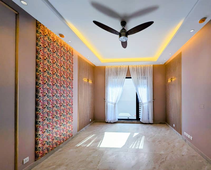 Facing Park 1 Kanal Brand New Lavish Bungalow For Sale On Top Location of Phase 7 DHA Lahore 13