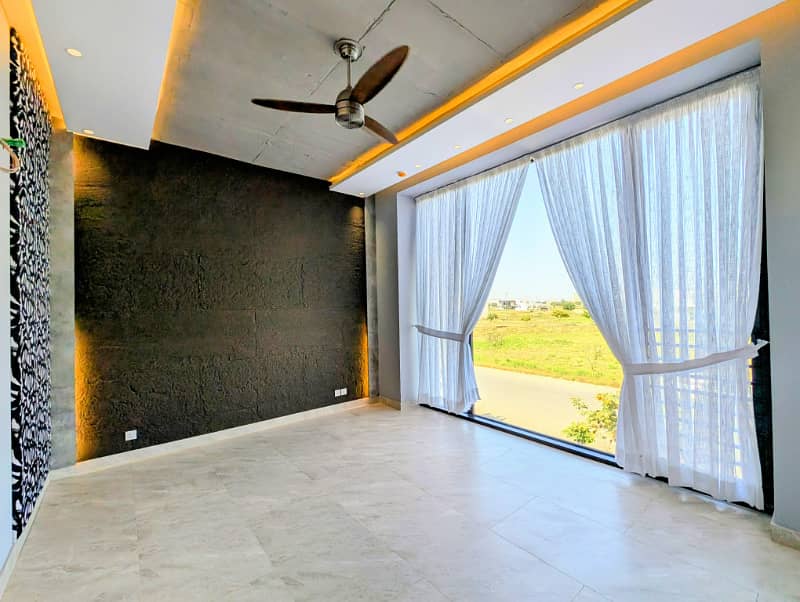 Facing Park 1 Kanal Brand New Lavish Bungalow For Sale On Top Location of Phase 7 DHA Lahore 15