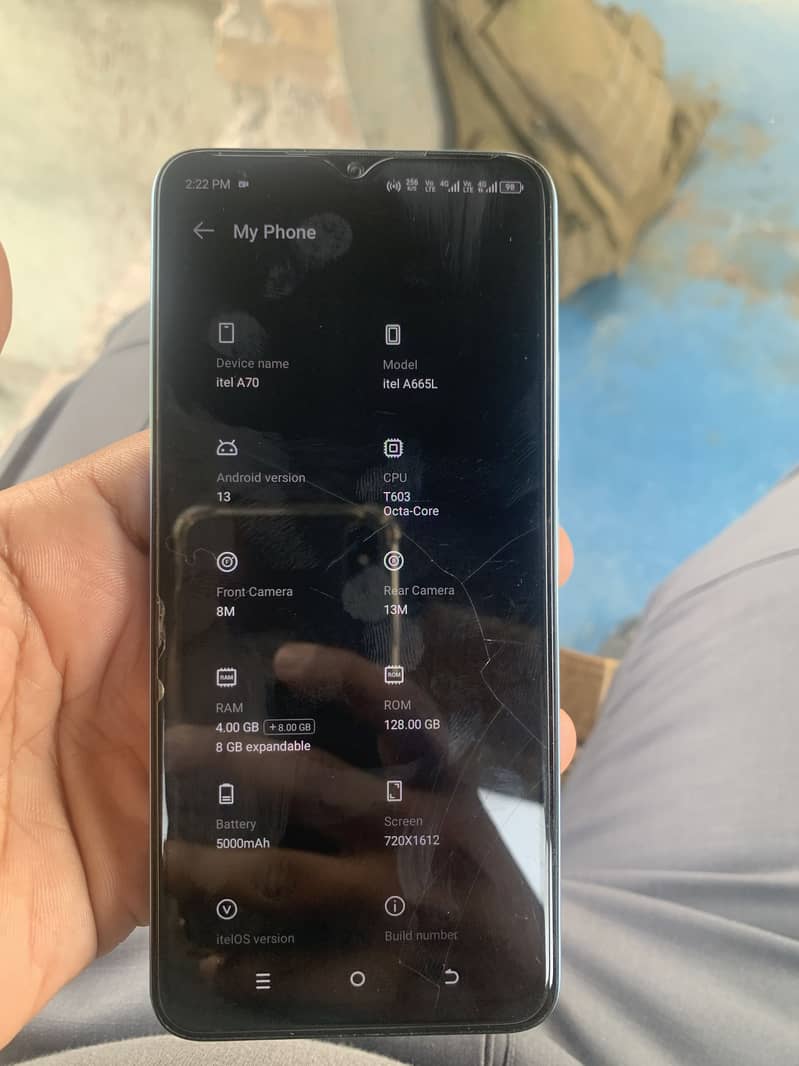 Itel A70 0