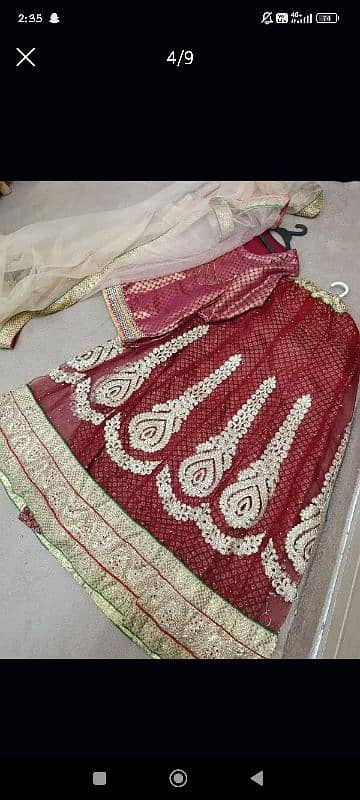 beautiful indian lehnga choli with beautiful dupatta 2