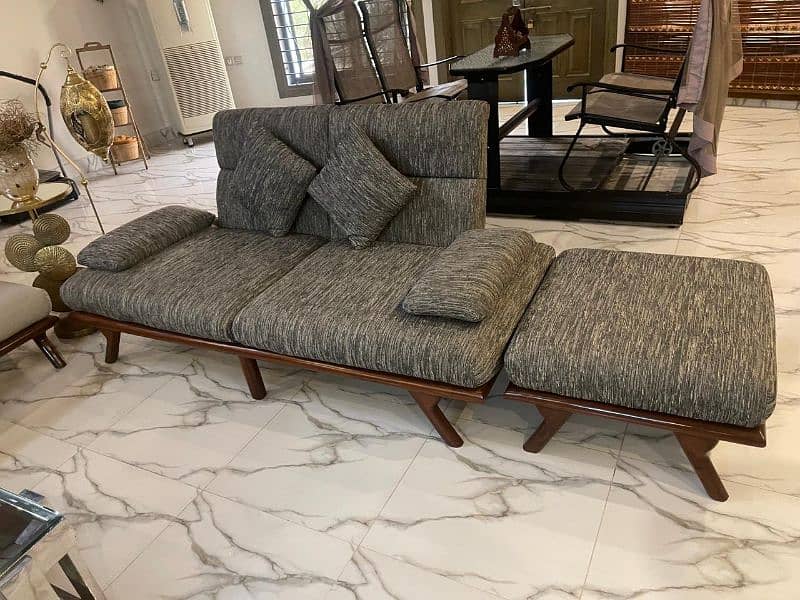 sofa set in leather 0