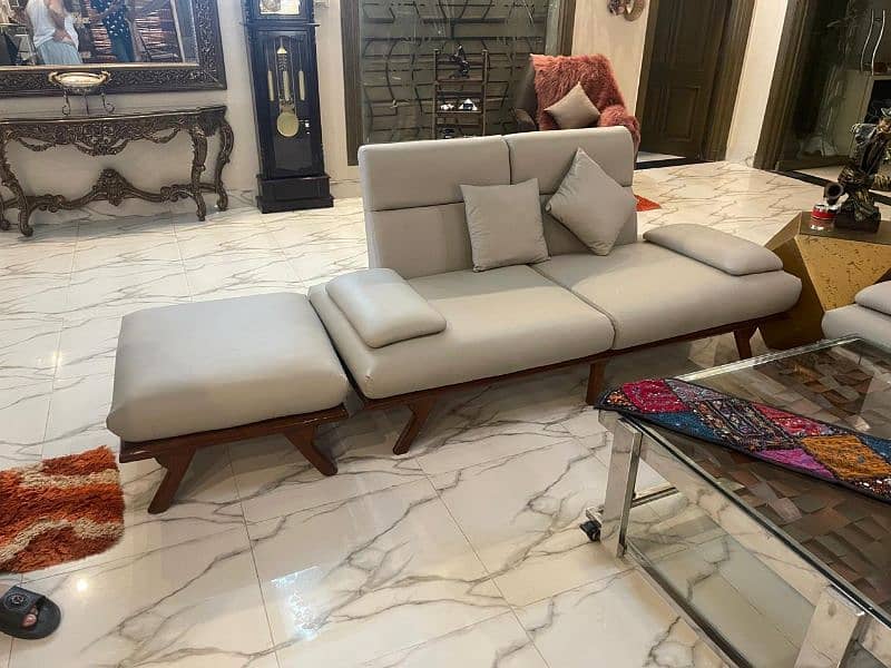 sofa set in leather 2