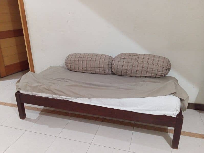 Kids Bed and wooden sofa with table 4