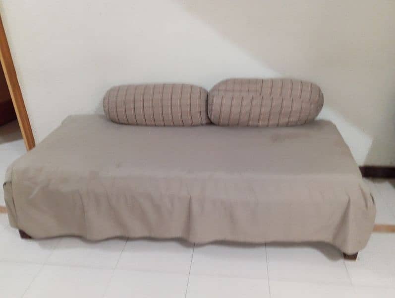Kids Bed and wooden sofa with table 5