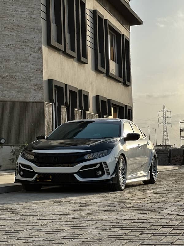 Civic X Teins Lowering springs 1