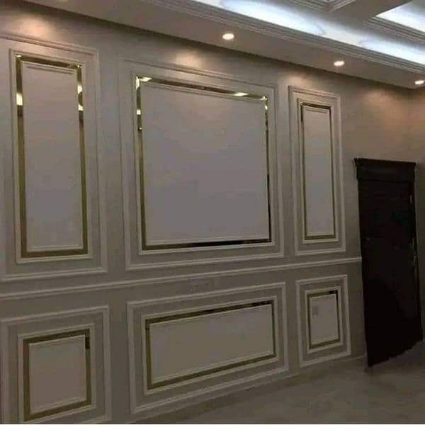 Wallpaper wpvc panel wooden floor celling grass available 03147093270 5