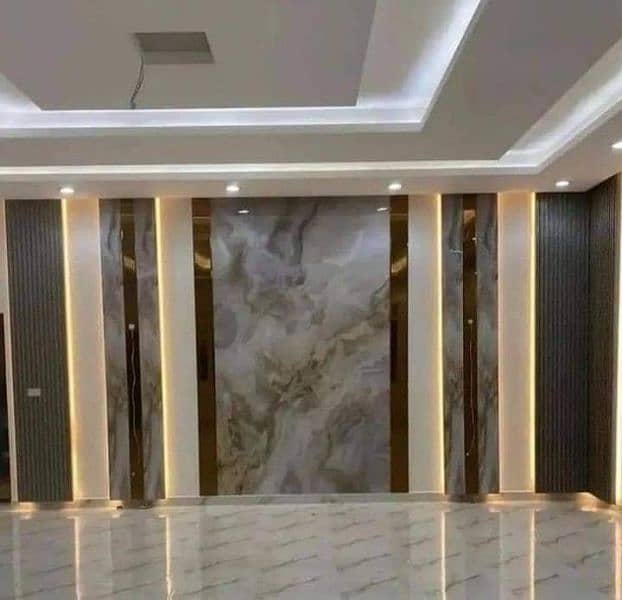 Wallpaper wpvc panel wooden floor celling grass available 03147093270 13