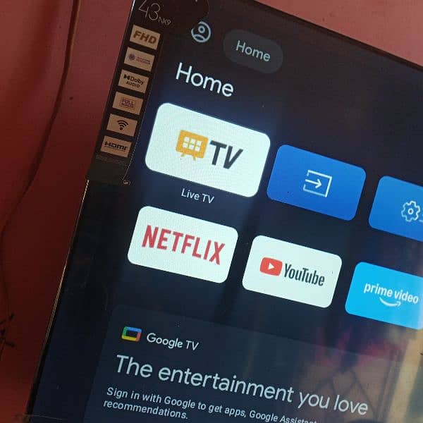 LCD MULTYNET 43 Inch (NX-9) Google TV 1