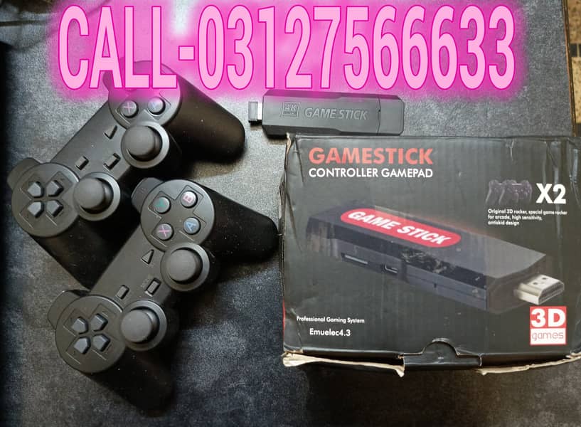 GAME STICK X2 40000 GAMES INCLUDING TEKKEN  GTA CALL-03408981418 0