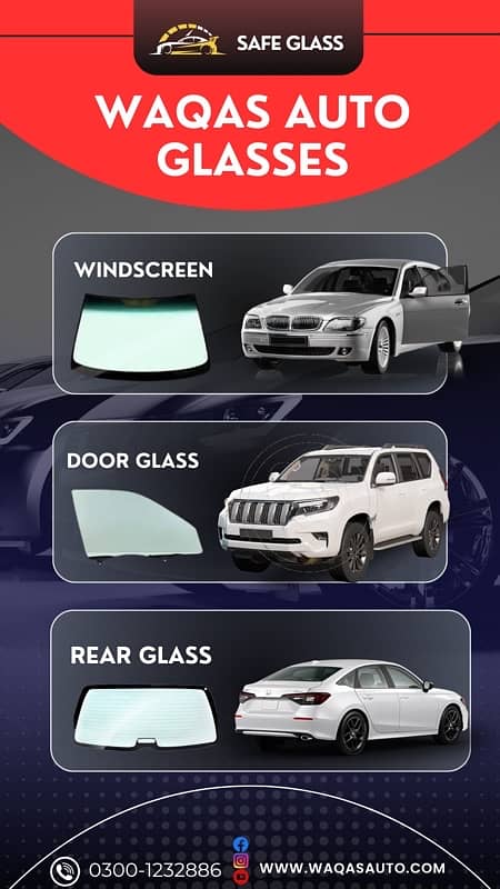 Sonata,Tucson,Fortuner,Prado,Revo,V8,Windscreens, Door Glas,windshield 13